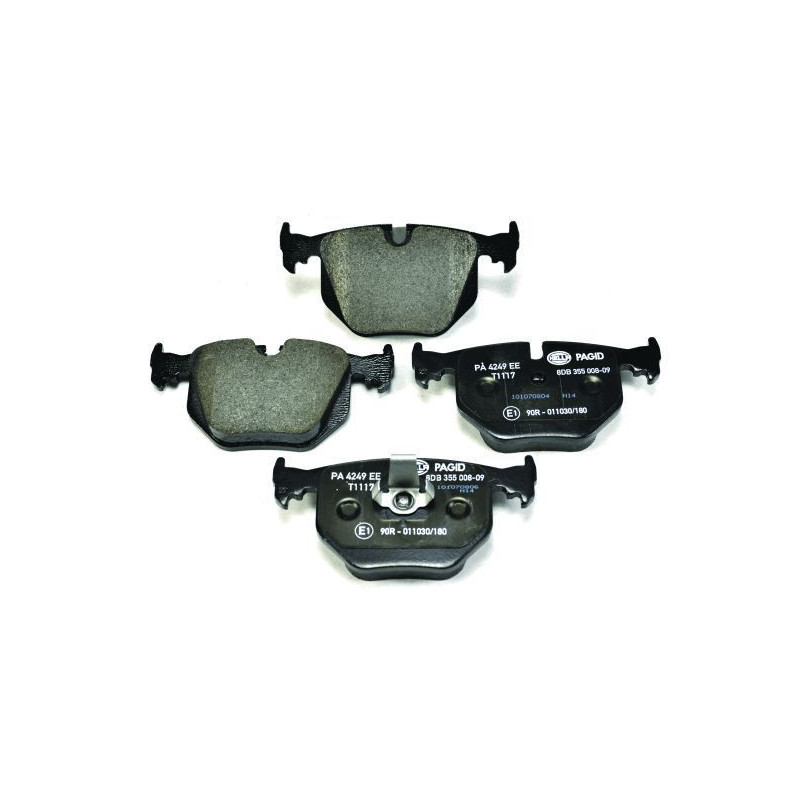 Pastiglie freno asse posteriore - HELLA BRAKE