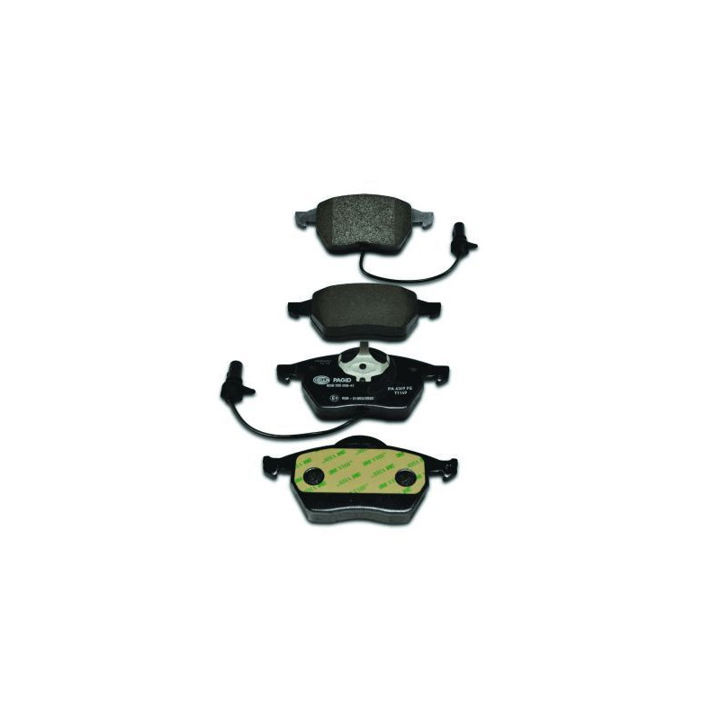 Pastiglie freno asse anteriore - HELLA BRAKE