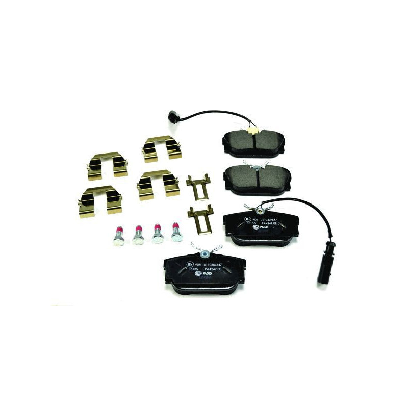 Pastiglie freno asse posteriore - HELLA BRAKE