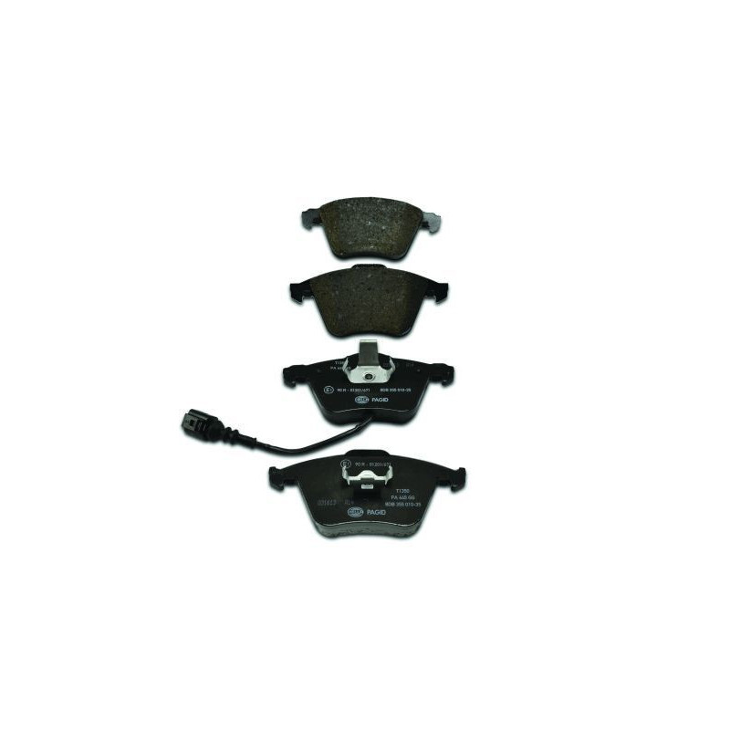 Pastiglie freno asse anteriore - HELLA BRAKE