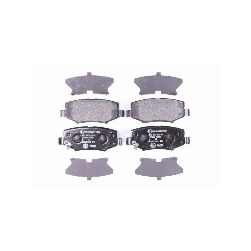 Pastiglie freno asse posteriore - HELLA BRAKE