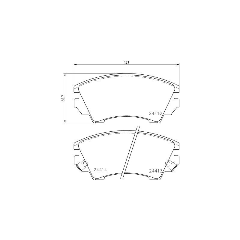 Pastiglie freno asse anteriore - HELLA BRAKE