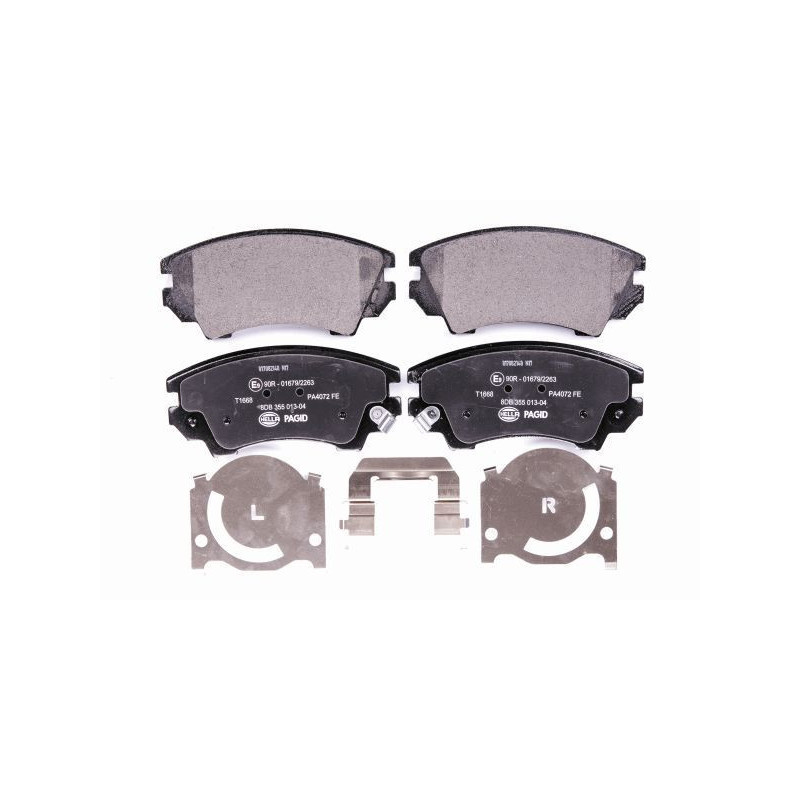 Pastiglie freno asse anteriore - HELLA BRAKE