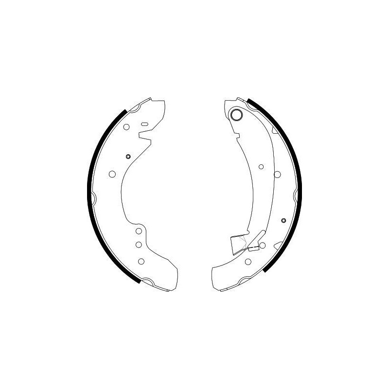 Ganasce freno - HELLA BRAKE