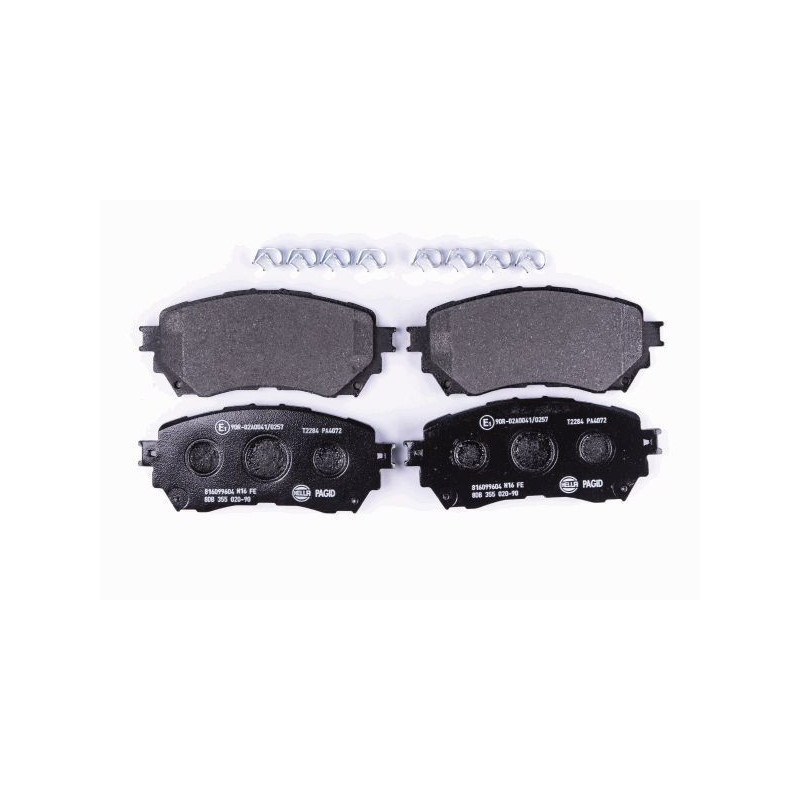 Pastiglie freno asse anteriore - HELLA BRAKE