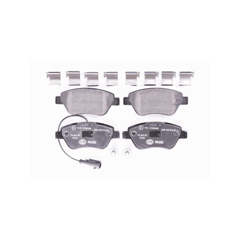 Pastiglie freno asse anteriore - HELLA BRAKE