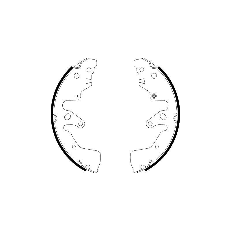 Ganasce freno - HELLA BRAKE