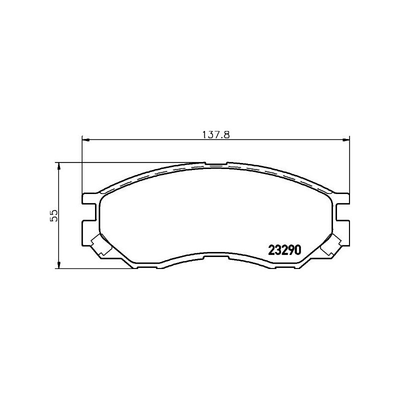 Pastiglie freno asse anteriore - HELLA BRAKE
