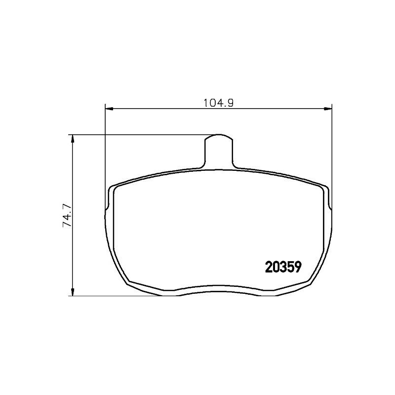 Pastiglie freno asse posteriore - HELLA BRAKE