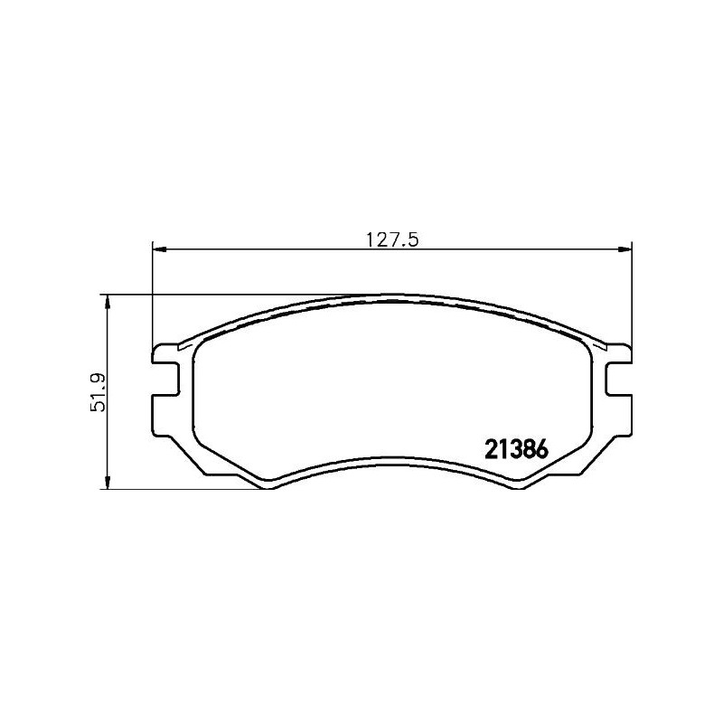 Pastiglie freno asse anteriore - HELLA BRAKE