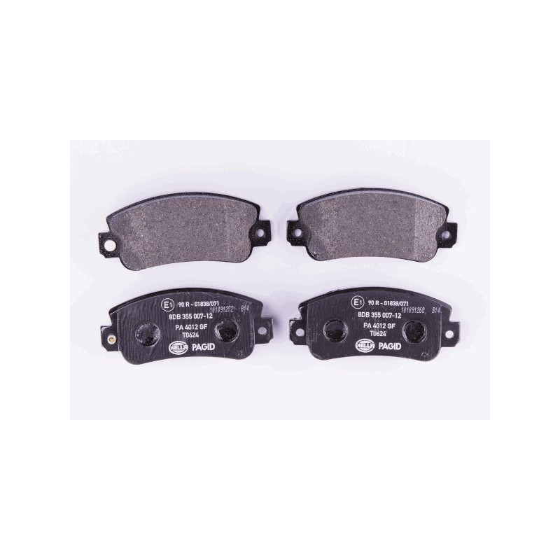 Pastiglie freno asse anteriore - HELLA BRAKE