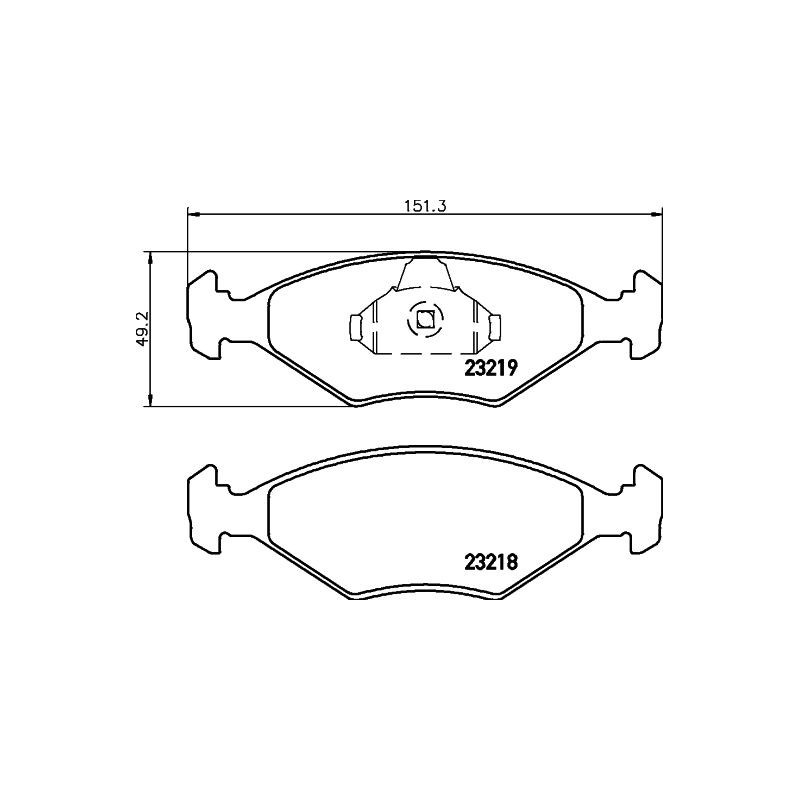 Pastiglie freno asse anteriore - HELLA BRAKE