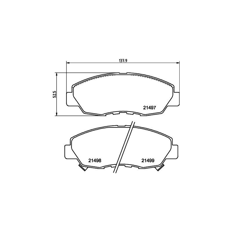 Pastiglie freno asse anteriore - HELLA BRAKE