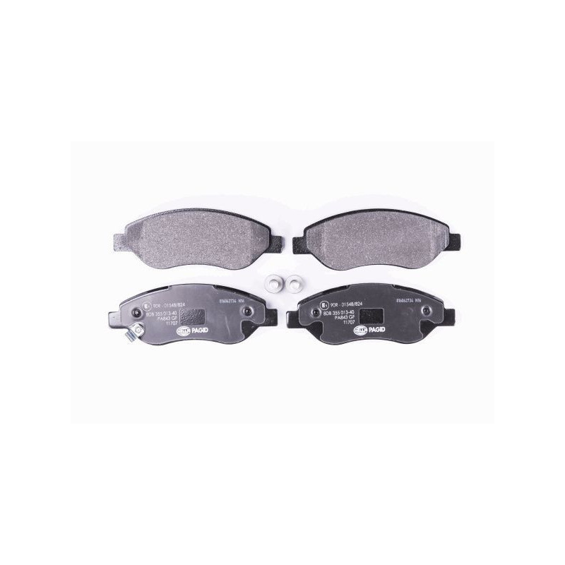 Pastiglie freno asse anteriore - HELLA BRAKE