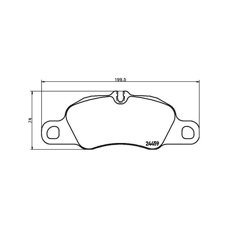 Pastiglie freno asse anteriore - HELLA BRAKE
