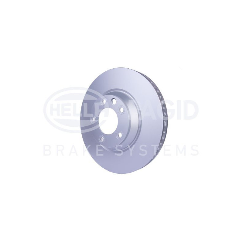 Disco freno asse anteriore - HELLA BRAKE