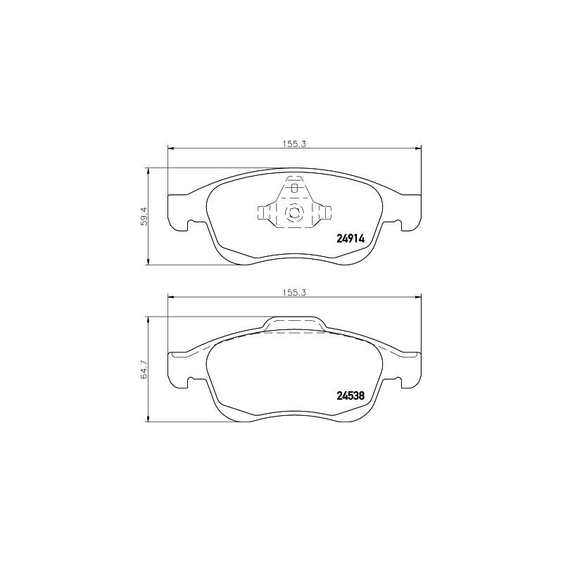 Pastiglie freno asse anteriore - HELLA BRAKE