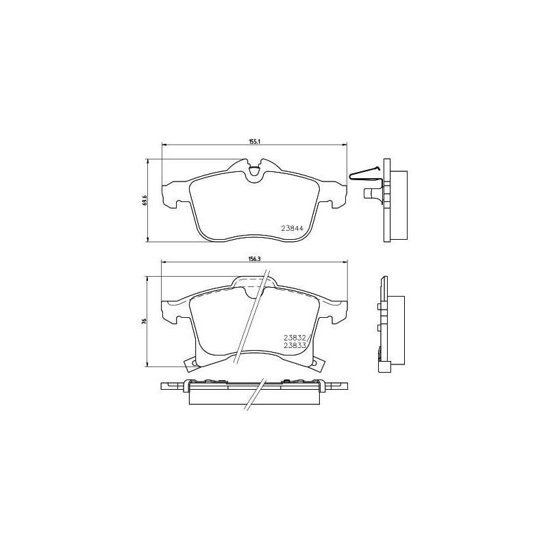 Pastiglie freno asse anteriore - HELLA BRAKE