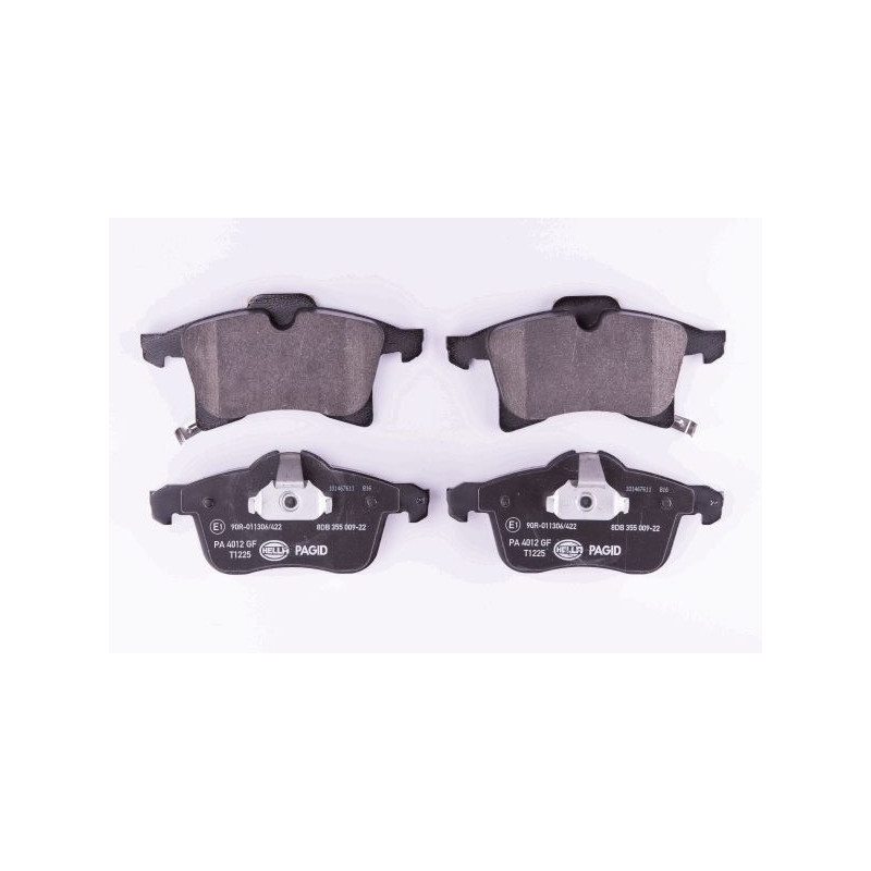 Pastiglie freno asse anteriore - HELLA BRAKE