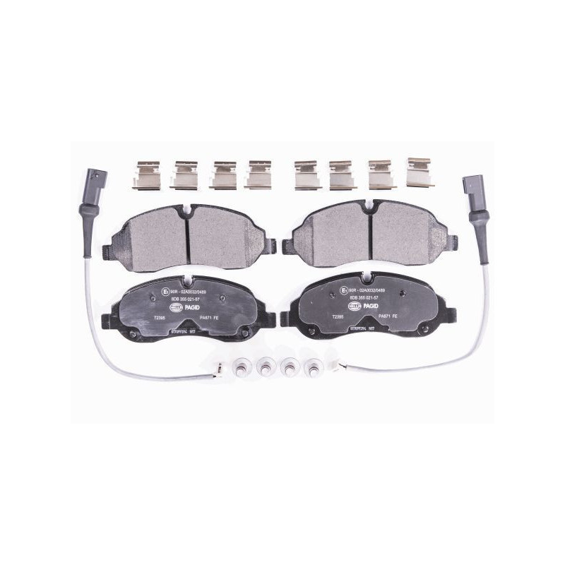 Pastiglie freno asse anteriore - HELLA BRAKE