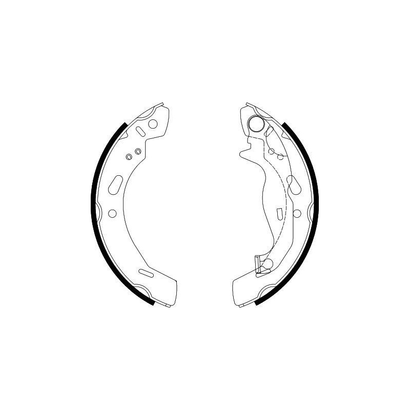 Ganasce freno - HELLA BRAKE