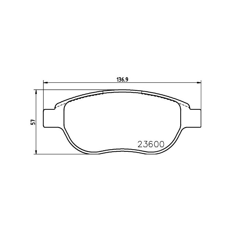 Pastiglie freno asse anteriore - HELLA BRAKE
