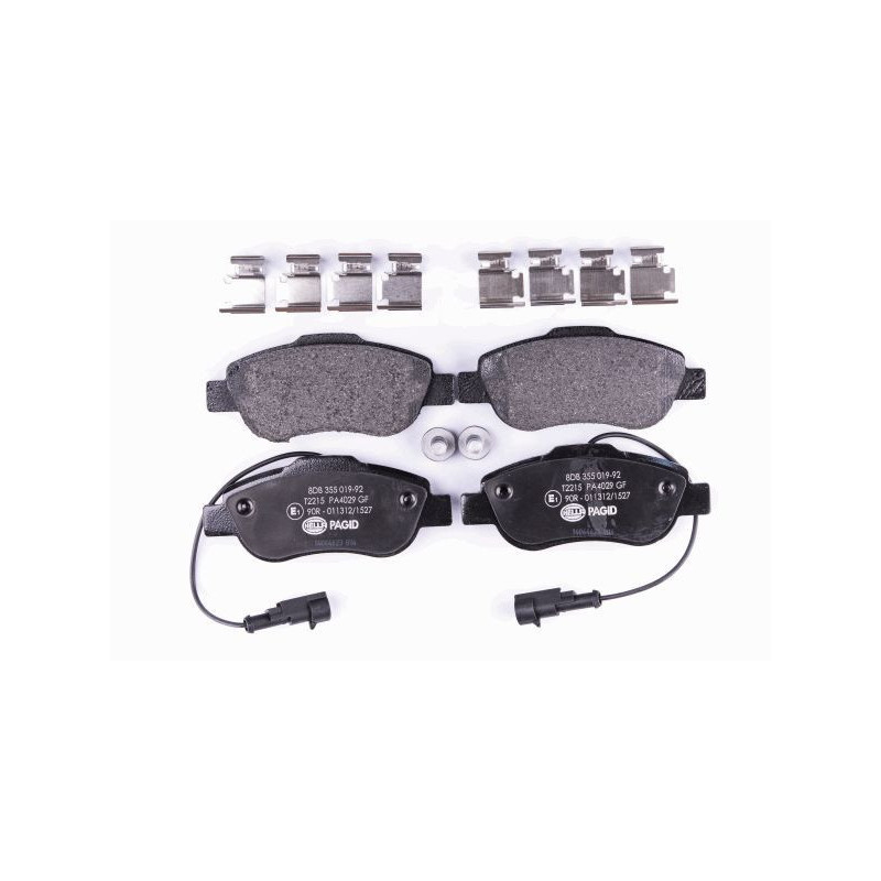 Pastiglie freno asse anteriore - HELLA BRAKE