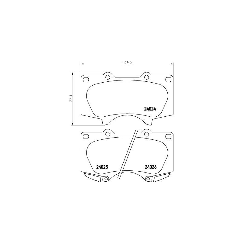 Pastiglie freno asse anteriore - HELLA BRAKE