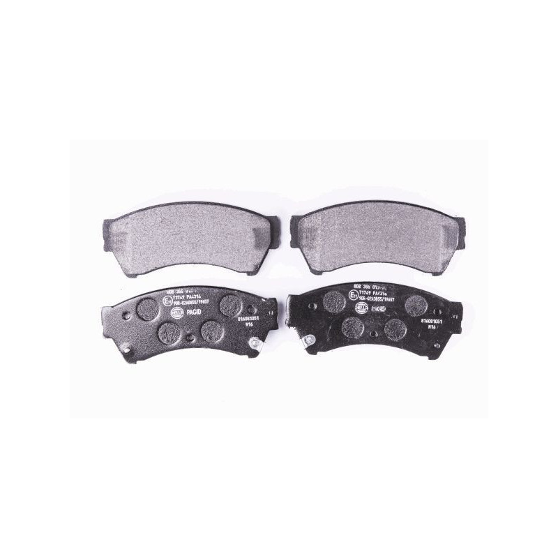 Pastiglie freno asse anteriore - HELLA BRAKE