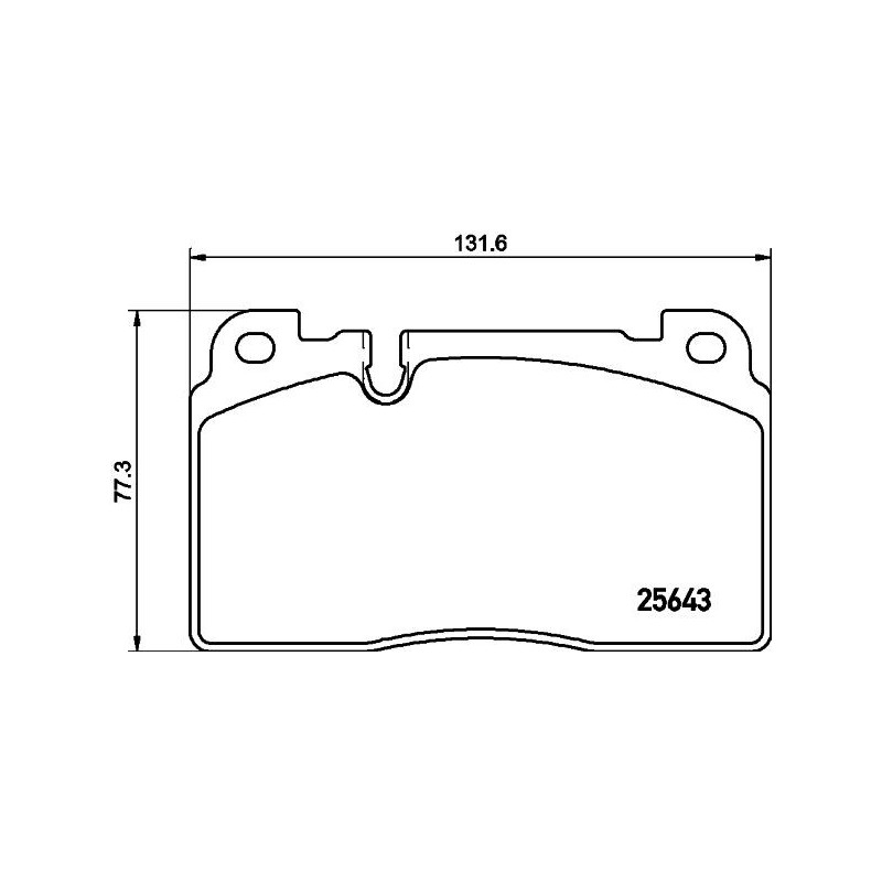 Pastiglie freno asse anteriore - HELLA BRAKE