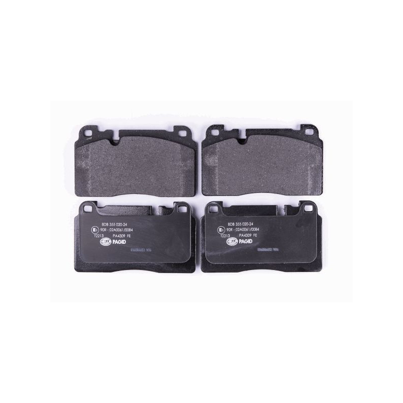 Pastiglie freno asse anteriore - HELLA BRAKE