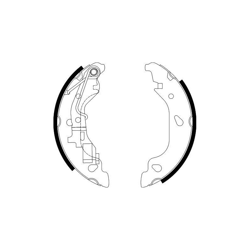 Ganasce freno - HELLA BRAKE