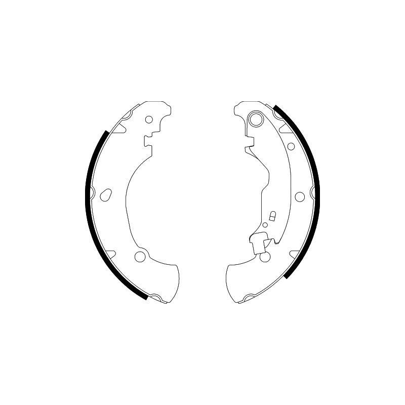 Ganasce freno - HELLA BRAKE