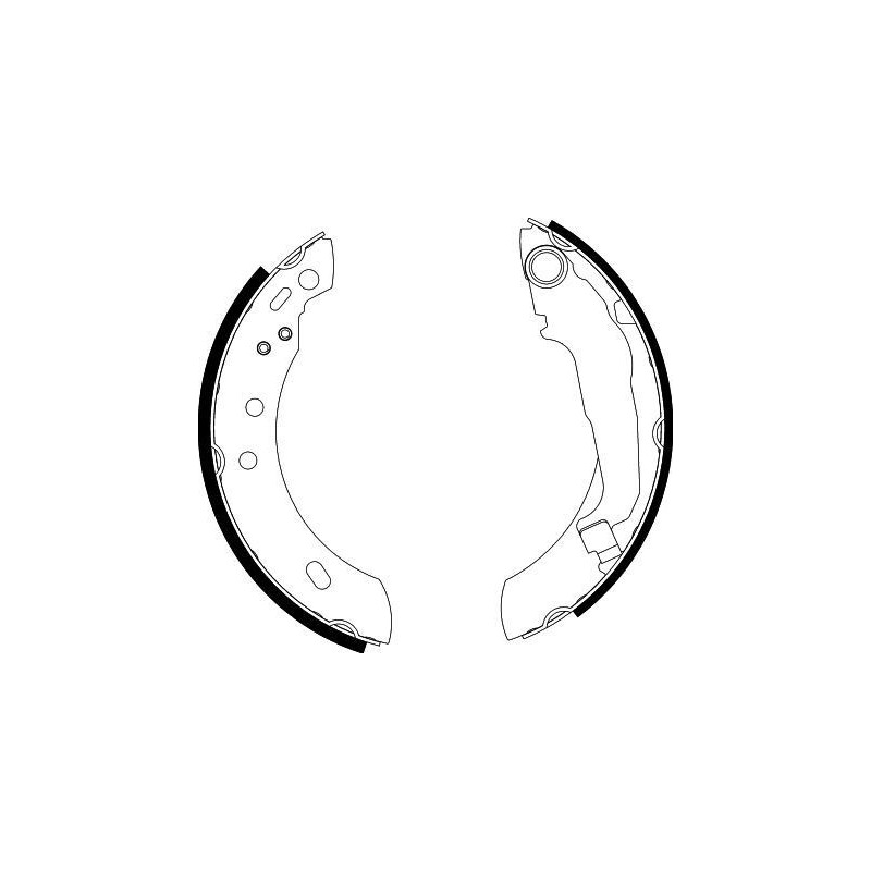 Ganasce freno - HELLA BRAKE