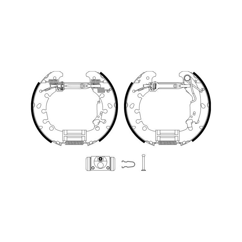 Ganasce freno - HELLA BRAKE