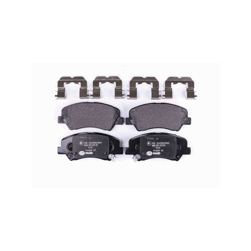 Pastiglie freno asse anteriore - HELLA BRAKE