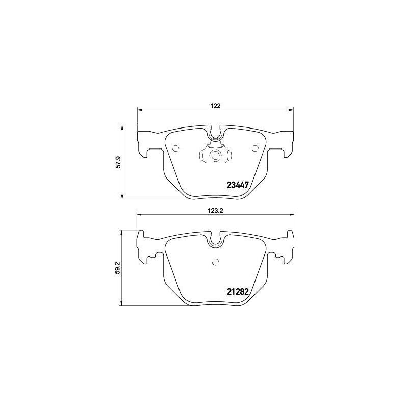Pastiglie freno asse posteriore - HELLA BRAKE