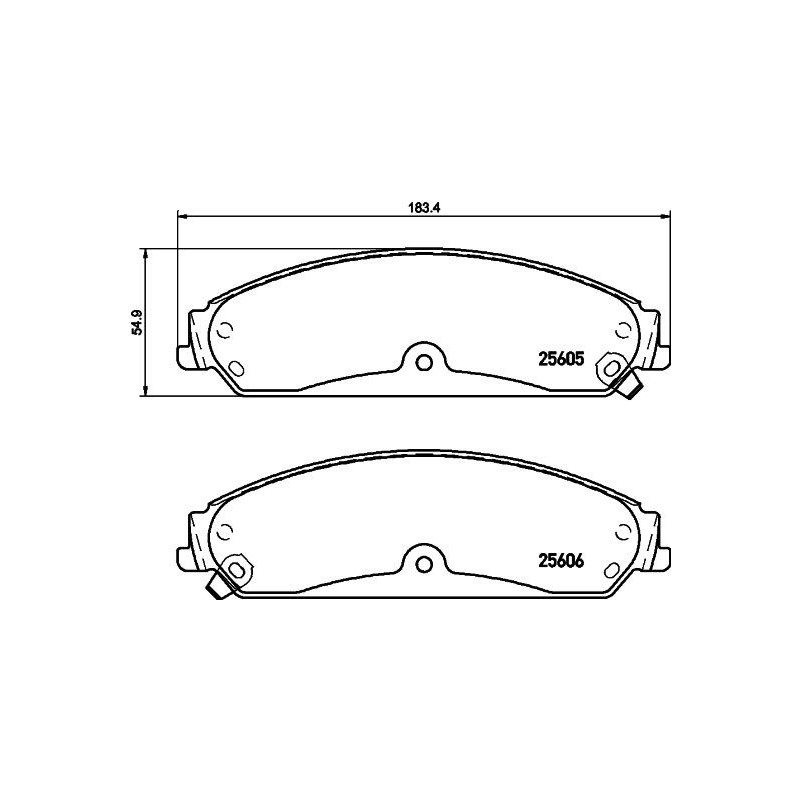 Pastiglie freno asse anteriore - HELLA BRAKE