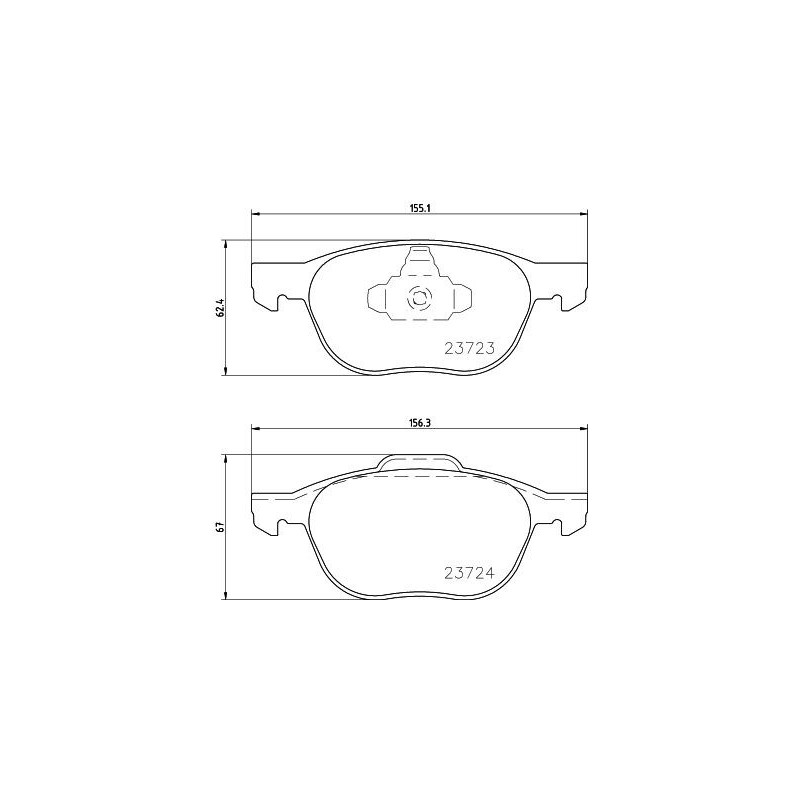 Pastiglie freno asse anteriore - HELLA BRAKE