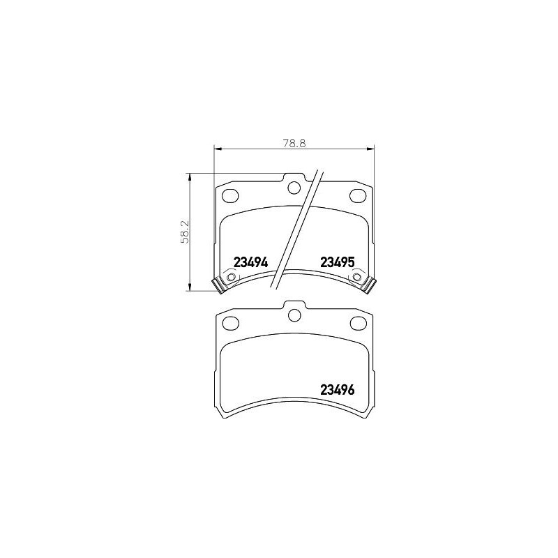 Braccio oscillante asse anteriore - HELLA BRAKE