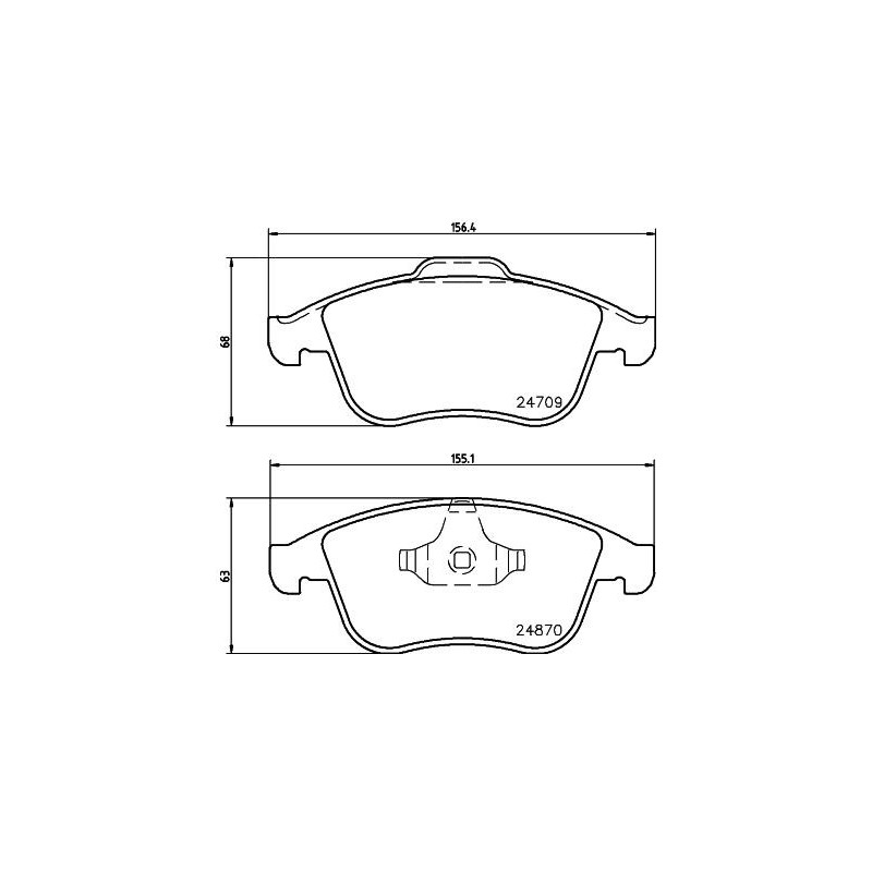 Pastiglie freno asse anteriore - HELLA BRAKE