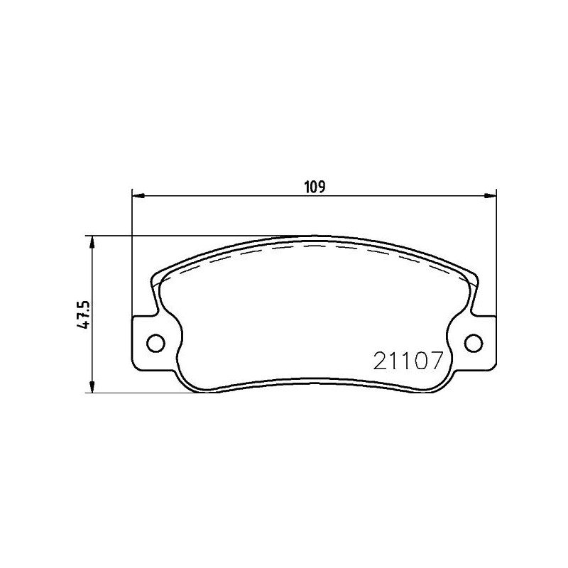 Pastiglie freno asse posteriore - HELLA BRAKE