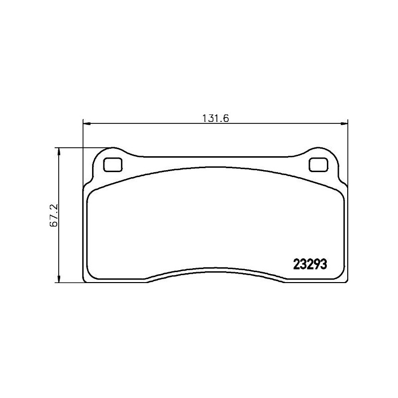 Pastiglie freno asse anteriore - HELLA BRAKE