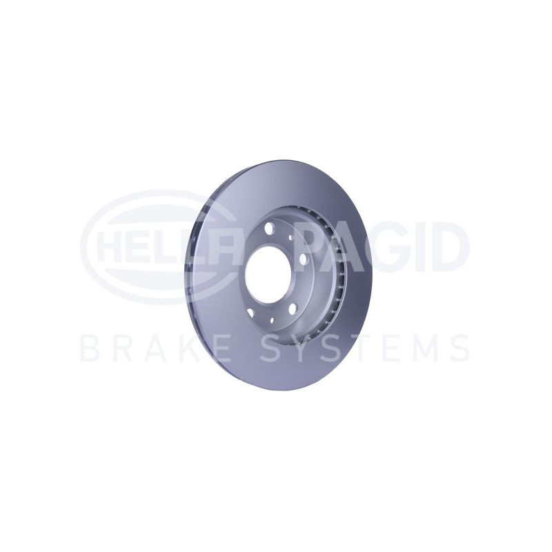 Disco freno asse anteriore - HELLA BRAKE