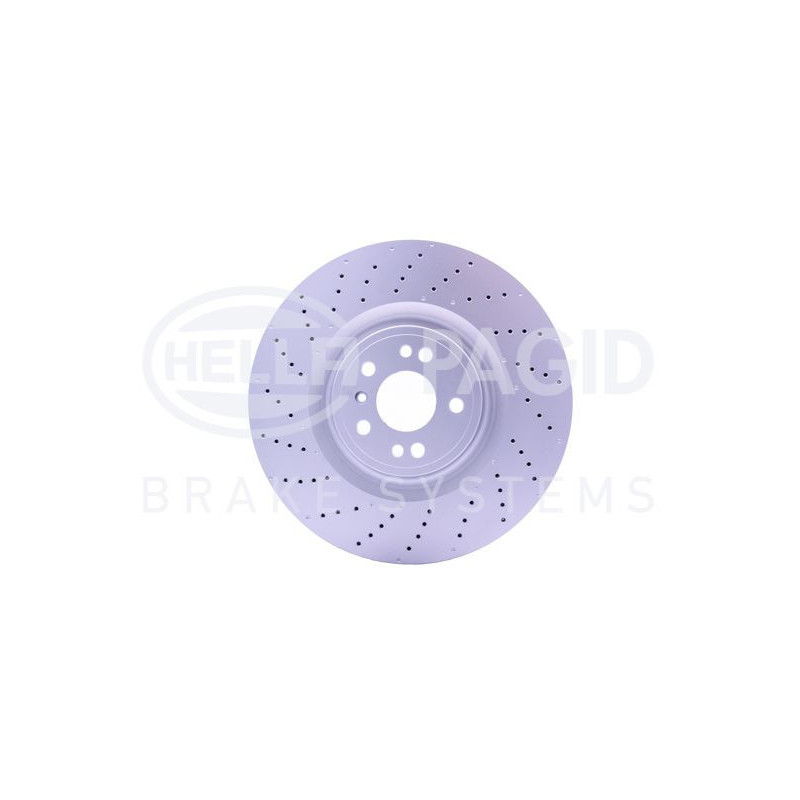 Disco freno asse anteriore - HELLA BRAKE