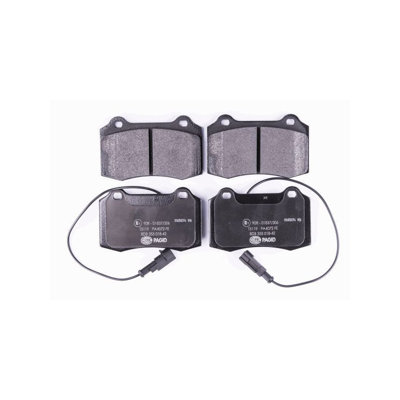 Pastiglie freno asse anteriore - HELLA BRAKE