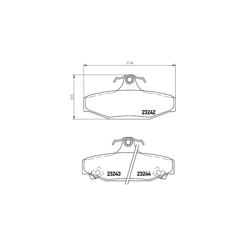 Pastiglie freno asse anteriore - HELLA BRAKE