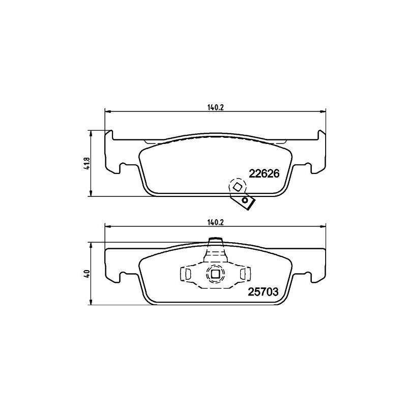 Pastiglie freno asse anteriore - HELLA BRAKE