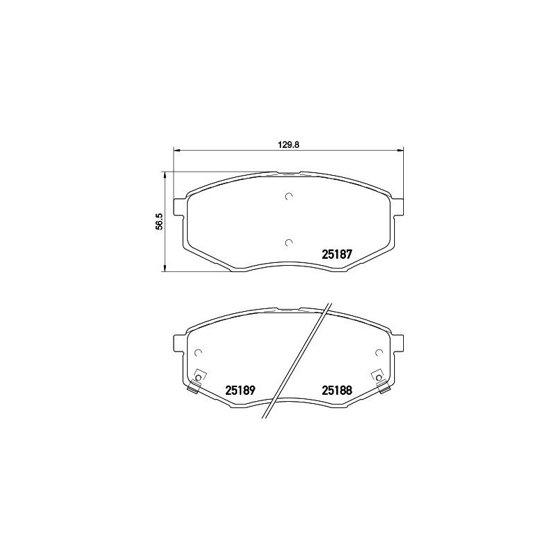 Pastiglie freno asse anteriore - HELLA BRAKE