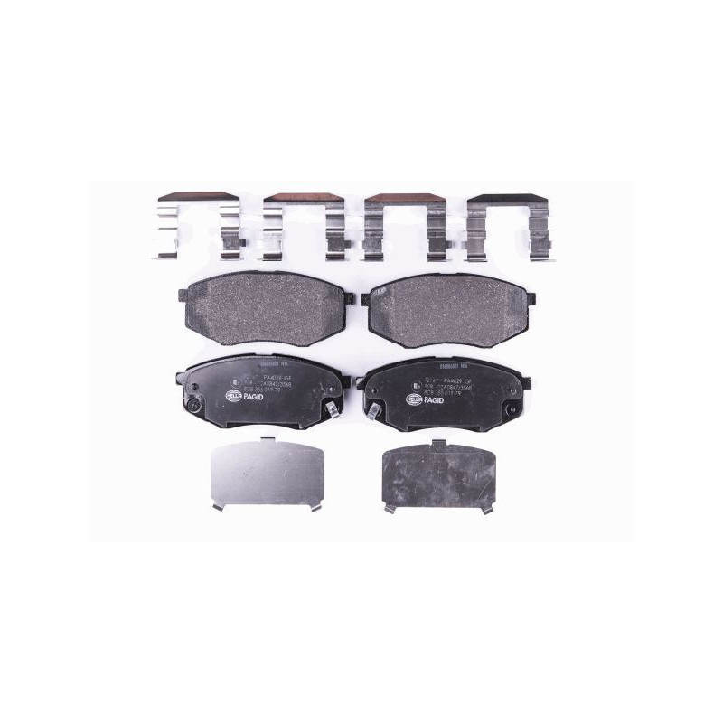 Pastiglie freno asse anteriore - HELLA BRAKE